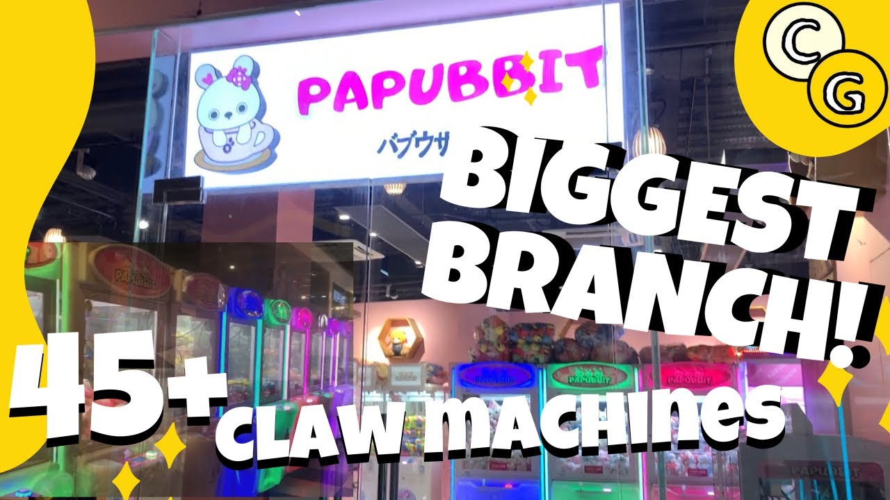 Playing All The Claw Machine in the Largest Branch of Papubbit in the Philippines! ｜ Claw Gamer