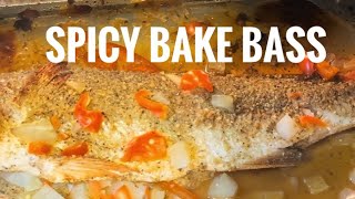 Spicy Sea Bass  Great Recipe !