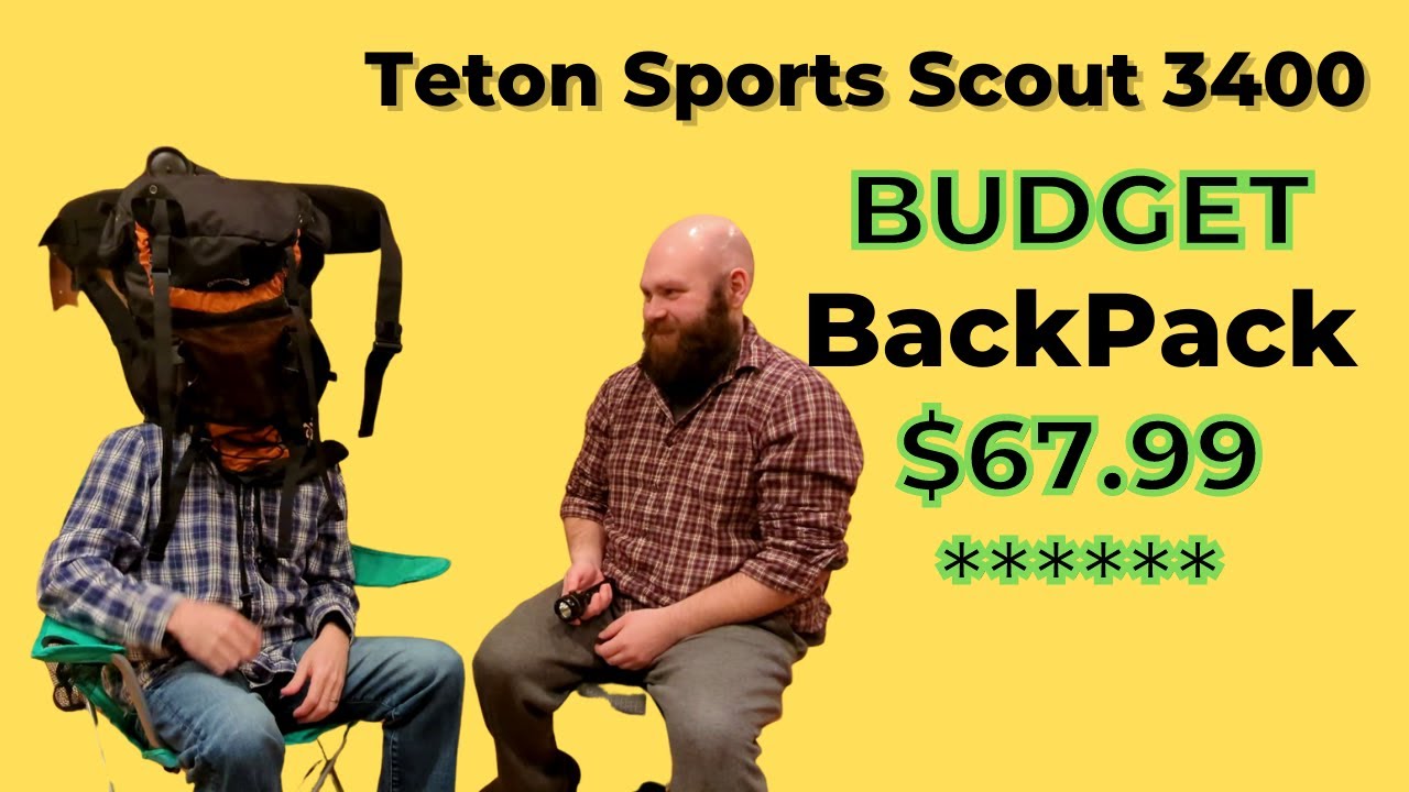 Teton Sports Scout 3400 Best Budget Hiking Backpack YouTube