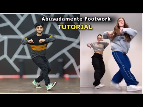 Abusadamente Dance Tutorial Step by Step | Footwork Dance | Ajay Poptron Tutorial