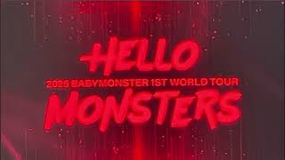 BABYMONSTER - INTRO WORLD TOUR (STUDIO VERSION) HELLO MONSTERS 2025