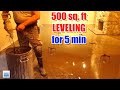 Leveling 500 sq ft in 5 minutes MrYoucandoityourself