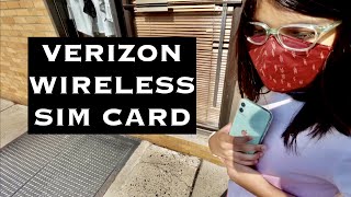 She was on a SIM card mission | Cost per month | Verizon Wireless