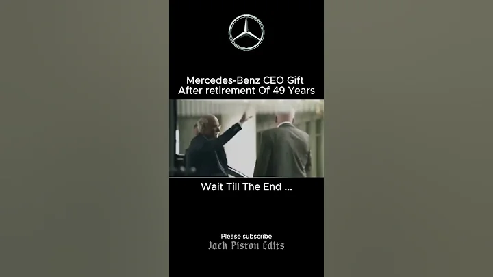 Mercedes Benz CEO Gift After retirement Of 49 Years #automobile #careditcapcut #car #shorts #fyp