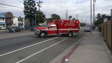 LAFD Rescue 7 Clearing the Scene