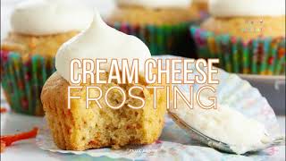 SIMPLE CREAM CHEESE FROSTING WITH GRANULATED SUGAR