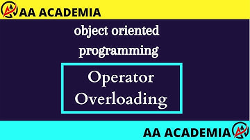 Operator Overloading in Urdu/Hindi | Unary Operator Overloading | AA Academia