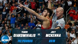 Yianni Diakomihalis vs. Joey McKenna: FULL 2019 NCAA Championship match at 141 pounds
