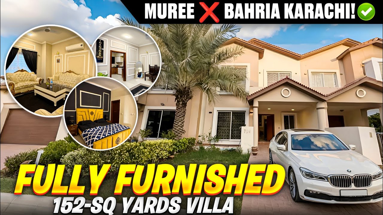 MUREE❌ BAHRIA KARACHI✅: Brilliant 152-Sq Yards Fully-Furnished Designer House For Sale On Hill-Top