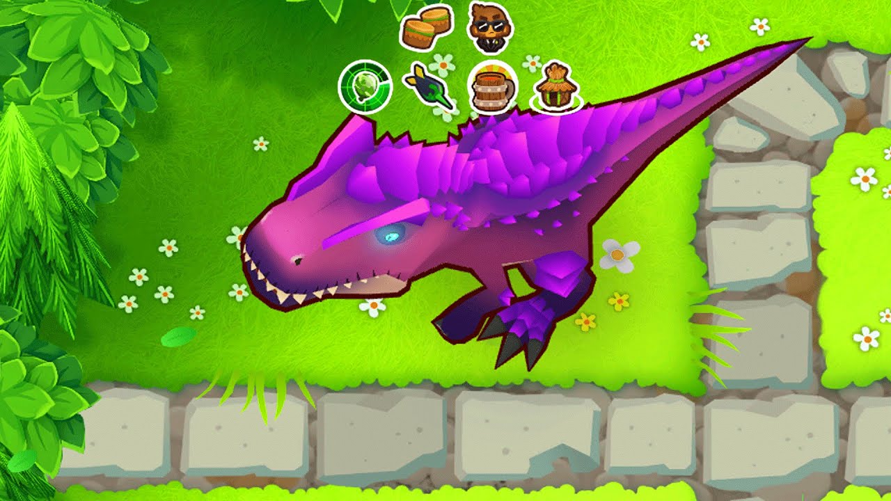 Spiller Som En Dinosaur I Bloons TD 6