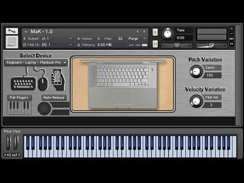 MaK (Mouse and Keyboard) - Kontakt Sound Effects Library - Computer Foley