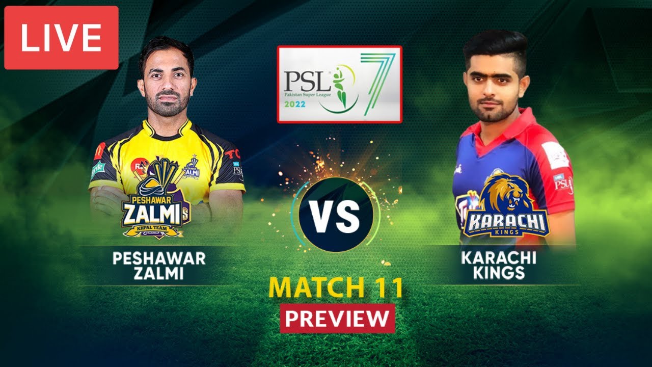 🔴 PSL Match 11 Peshawar Zalmi vs Karachi Kings Live Preview PSL 2022 Match 11 Preview KK vs PZ