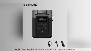 ECOFLOW Portable Power Station DELTA 2, 950Wh LiFePO4 (LFP) Battery, 1800W AC/100W USB-C Output, Sol