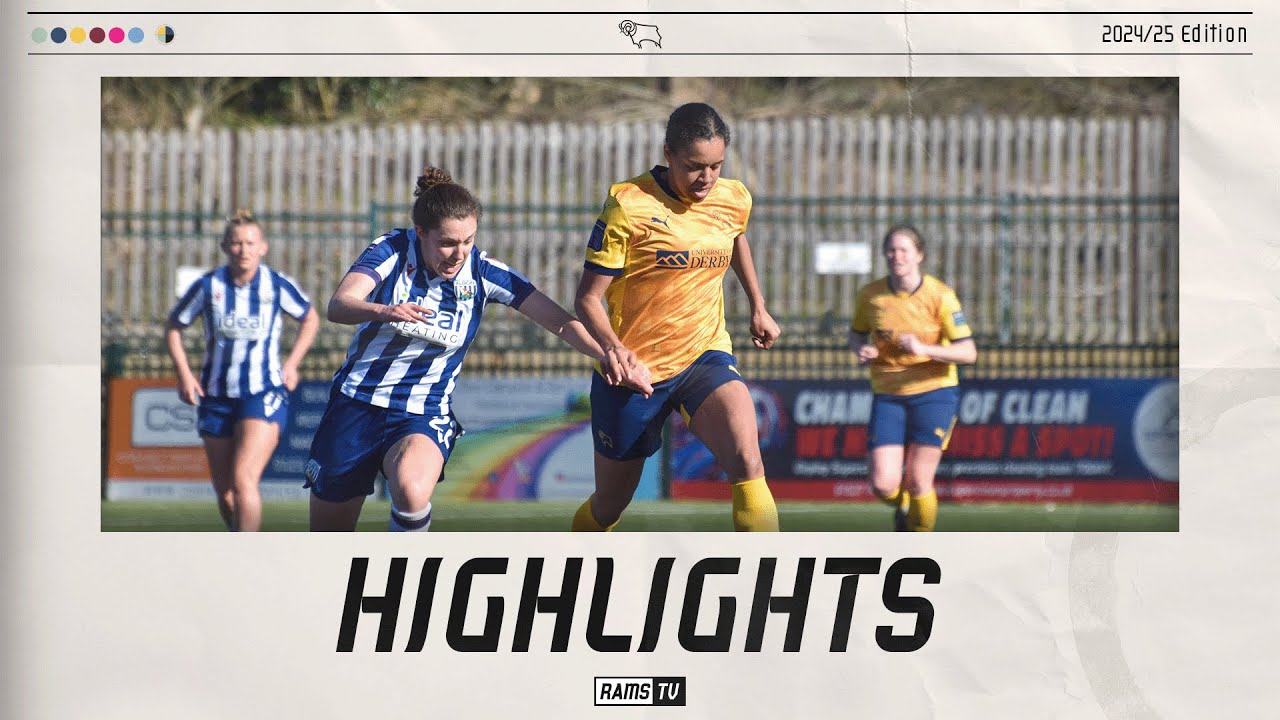 Highlights | West Bromwich Albion Women Vs Derby County Women