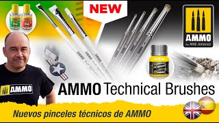 New Ammo Technical Brushes Nuevos Pinceles Técnicos De Ammo