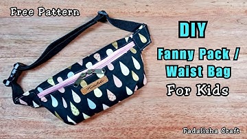 Hoe maak je een heuptasje / heuptas voor kinderen, doe-het-zelf-tas zelfstudie