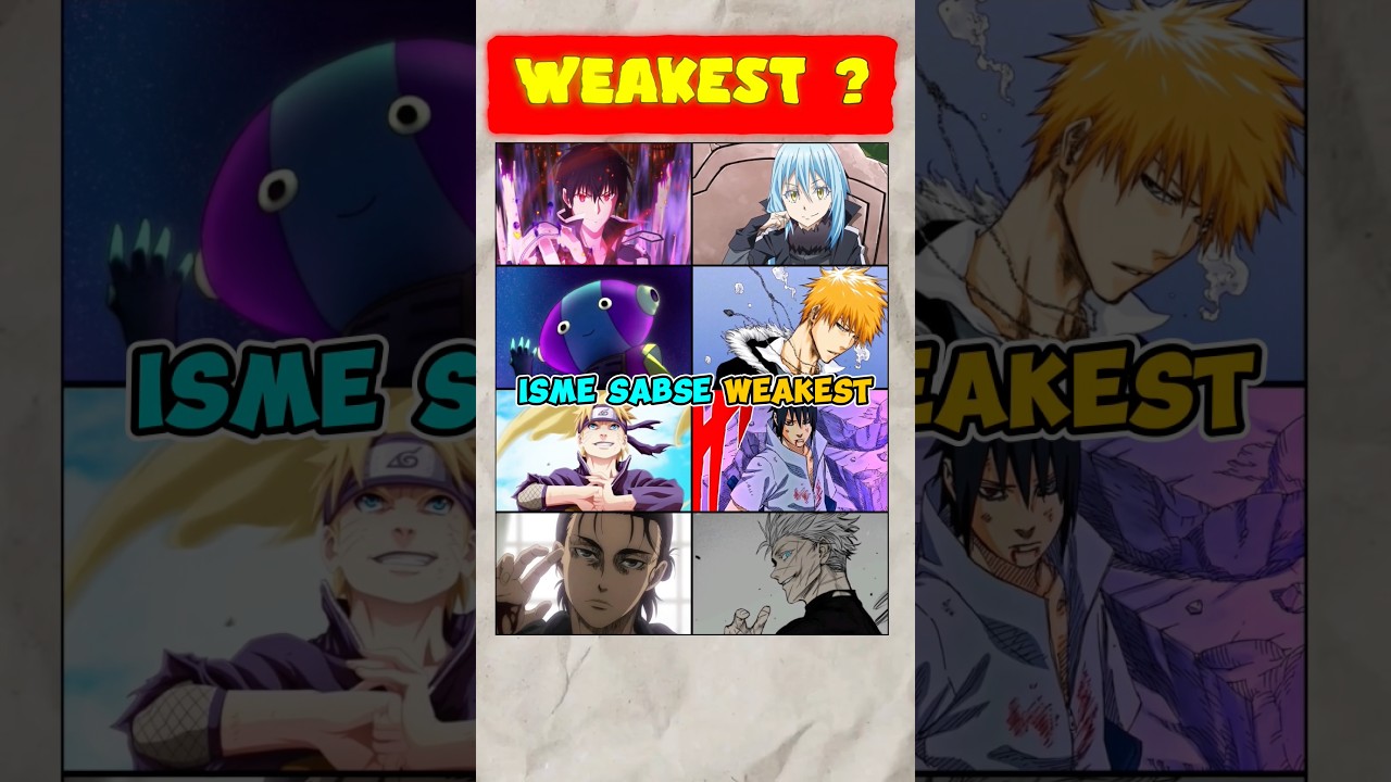 Who Is The Weakest ?