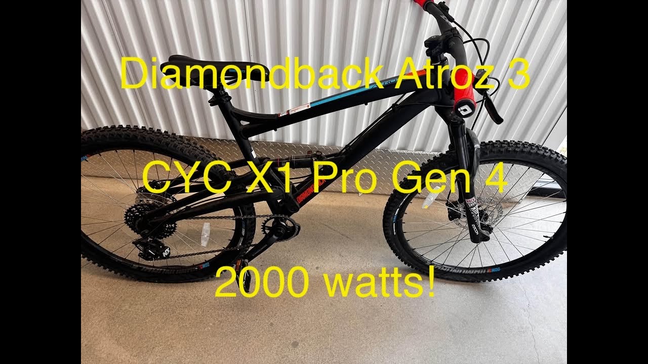 My 2nd e-bike conversion CYC X1 Pro Gen 4 on a Diamondback Atroz 3! 52v 2000w
