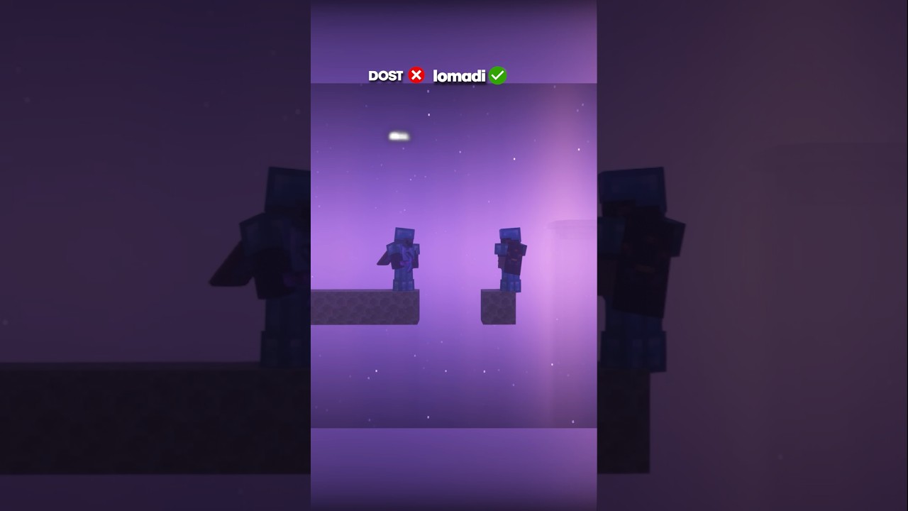😭 dhoke baaz dost.. #minecraft #shorts #funnyvideo #minecrafthumor