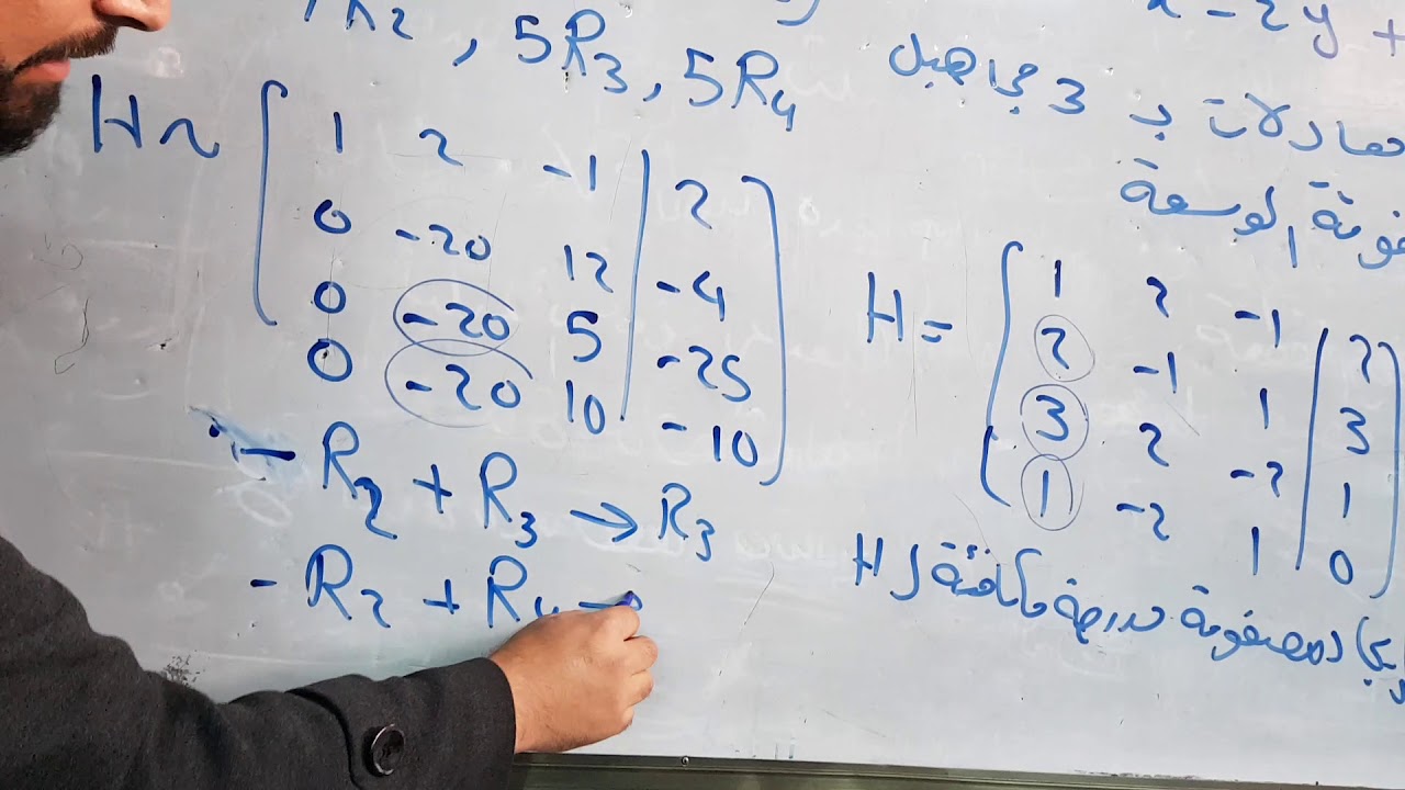 باسل حمدو العرنوس - طريقة غاوص لحل جملة معادلات خطية