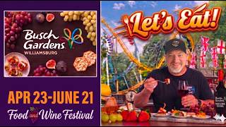 Food and Wine Festival 2026! - Busch Gardens Williamsburg