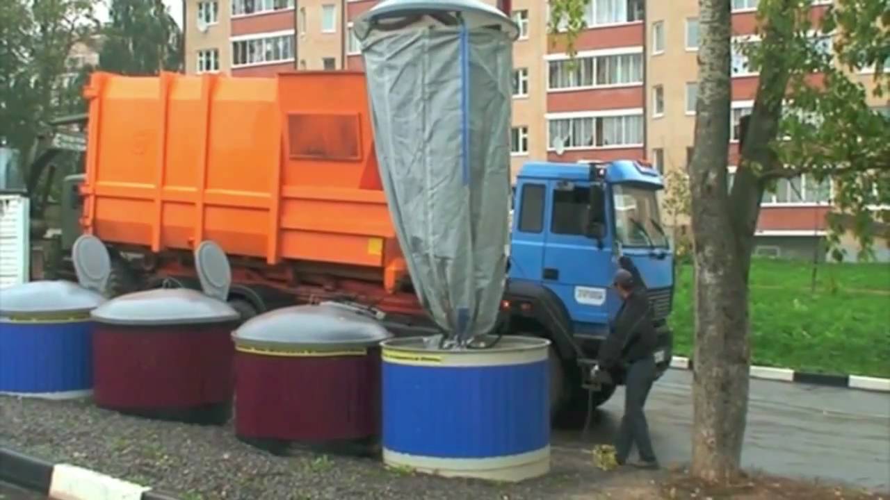 Машина для разгрузки контейнеров