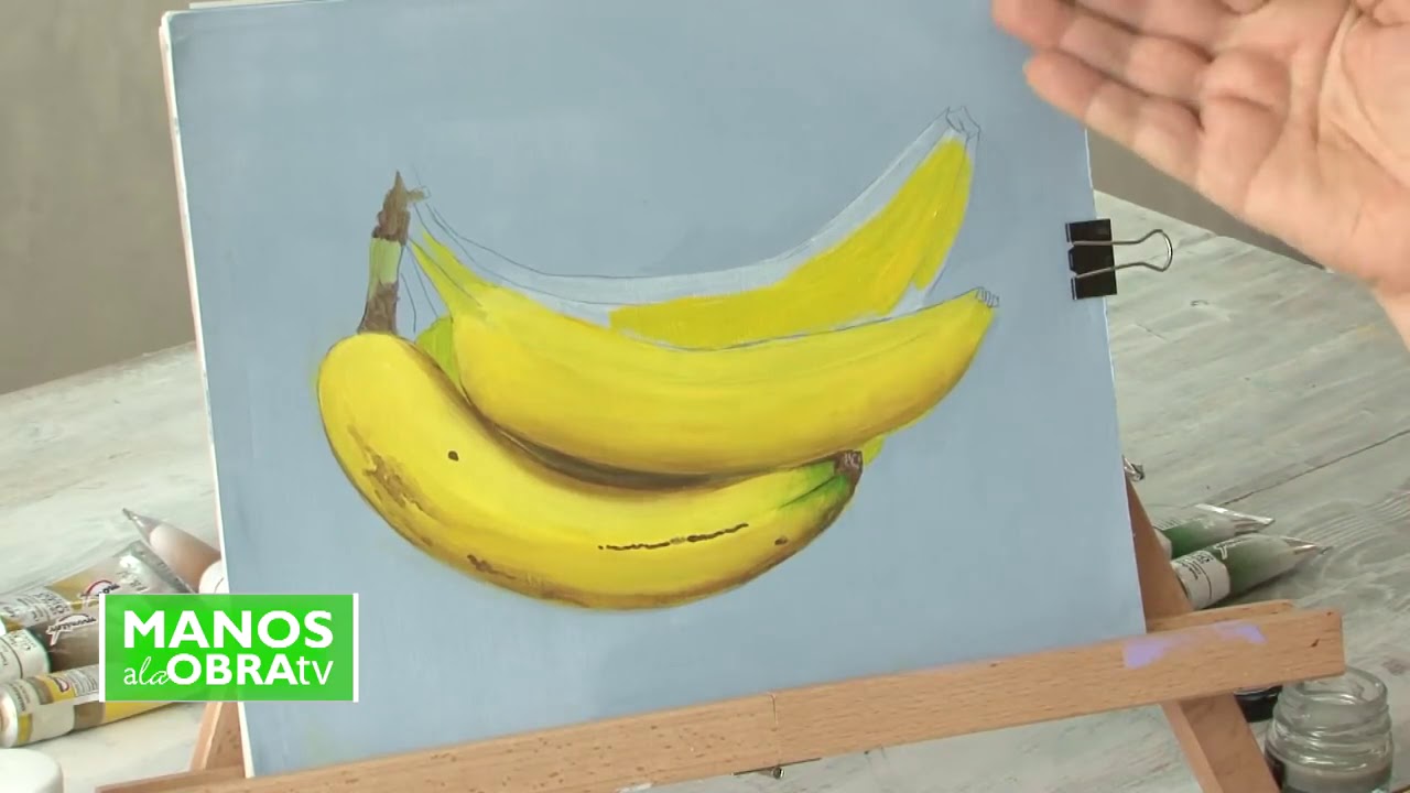 Pintura Decorativa) Como pintar Frutas realistas con oleos? - YouTube