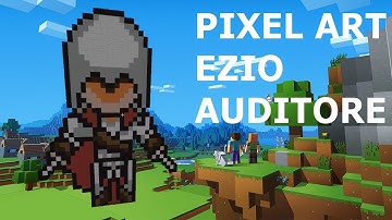 Minecraft Pixel Art - Ezio Auditore