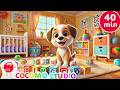Funny Animal Songs Featuring Bingo Dog 🐶😂 | 40 Min Preschool Entertainment Videos