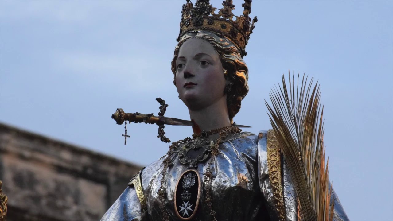 il simulacro di Santa Lucia