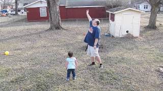 Nina Throwing the Frisbee