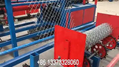 fully automatic chain link fence machine diamond mesh netting machine