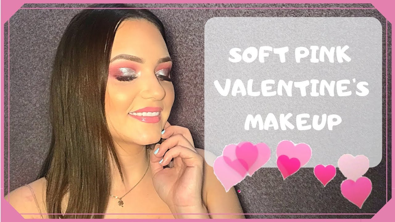 Soft Pink Valentine’s Makeup Tutorial | Silver and Pink Cut Crease | Dora Makeup - YouTube Dora Makeup