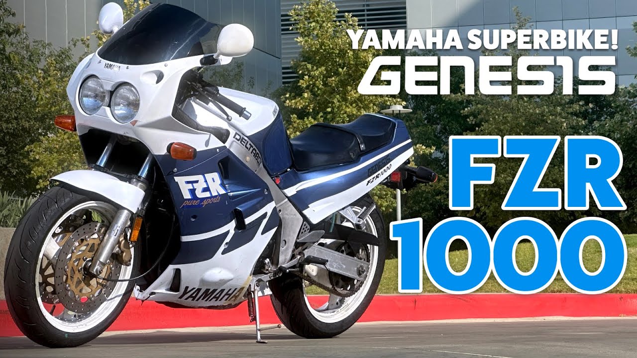 Yamaha FZR1000 1988 года | Первые впечатления | 5 клапанов на цилиндр | Genesis Motor