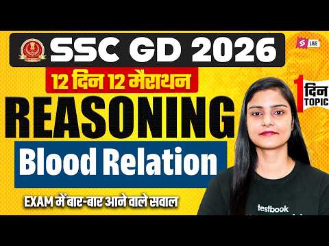 SSC GD Expected Questions 2026 | Blood Relation Reasoning Questions | SSC GD Reasoning by Garima Mam