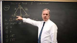 SAT Test 5: Triangles and Geometry - question #4-19