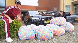 AUTO VULLEN MET 7000 BALLENBAK BALLEN!