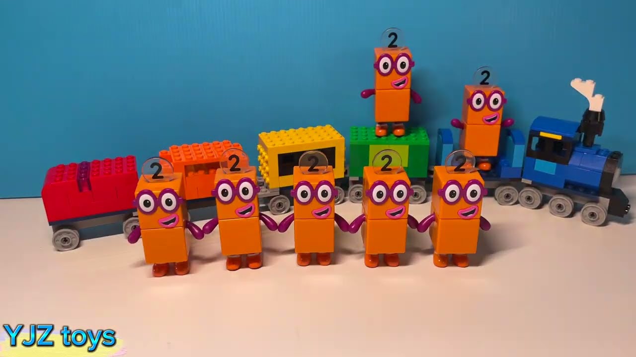 Making Numberblocks 2 times table and 1-20 clubs from MathLink