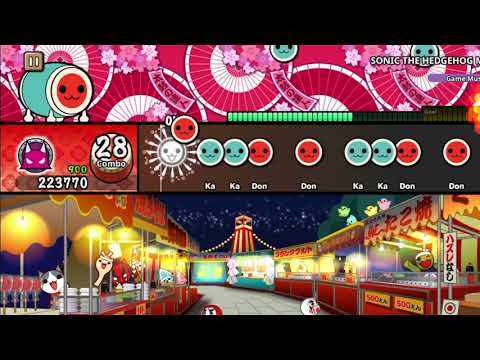 Taiko no Tatsujin: Pop Tap Beat (IOS Apple Arcade) SONIC THE HEDGEHOG Melody Extreme Clear