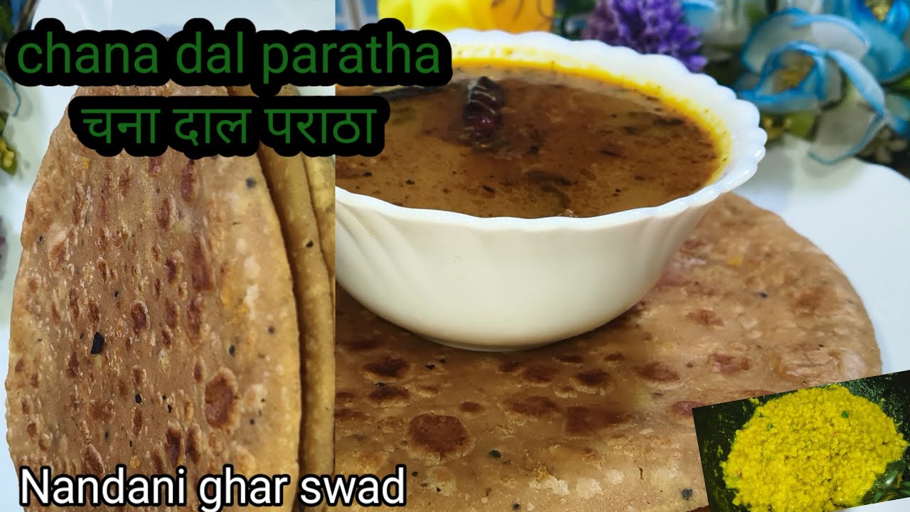 🔥 क्रिस्पी चना दाल पराठा | आसान विधि|@Nandani ghar swad #cooking 