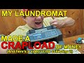 AMAZING Laundromat money collection! Highest passive income EVER!