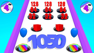 Number Master: Run and merge vs Hole Number Run 2048, 4096, 8192 Gameplay New update level part #13