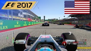 F1 2017 - 100% Race at Circuit of the Americas, USA in Grosjean's Haas