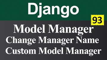Model Manager in Django (Hindi)