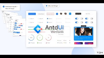 AntdUI - Winform interface library based on the Ant Design