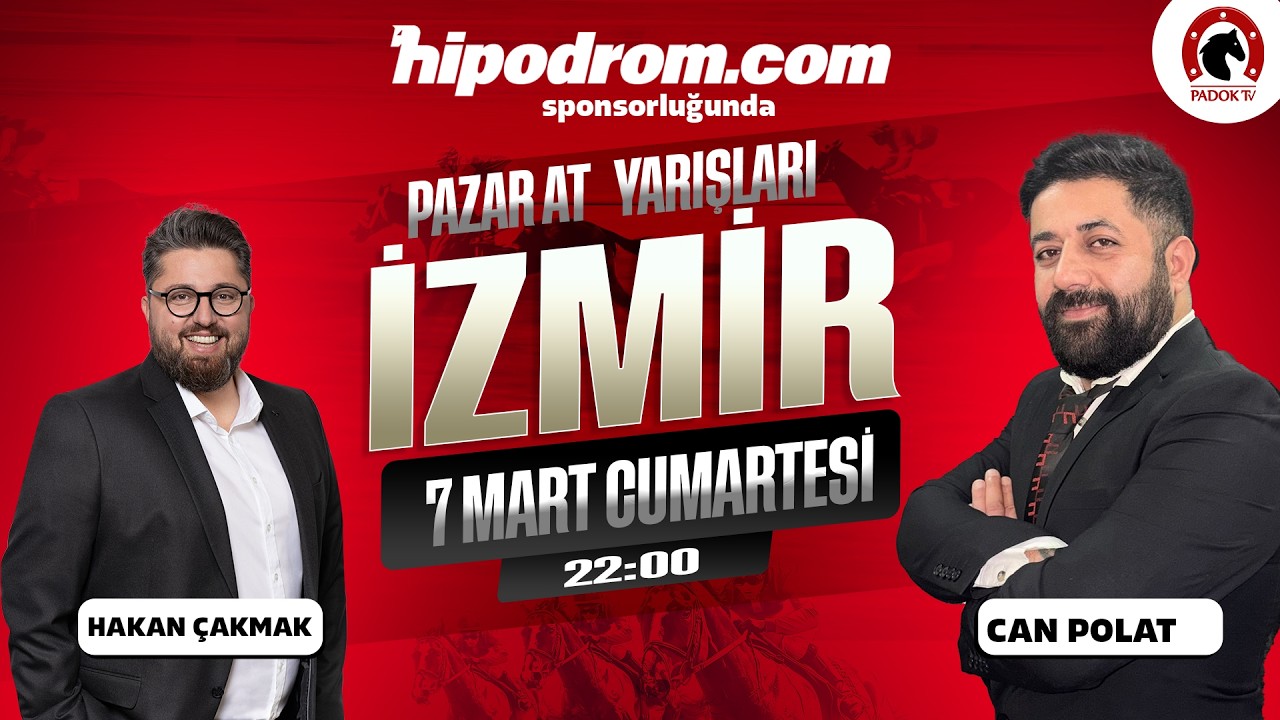 08 Mart 2026 // İzmir At Yarışı Tahminleri // Hakan Çakmak - Can Polat