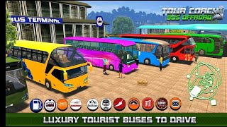 Tourist Coach bus highway Driving screenshot 2