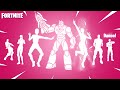 All Popular Fortnite Dances &amp; Emotes! (Wind Up, Bumblebee, Retro Zoe Clash, Steady, Boy&#39;s a Liar)