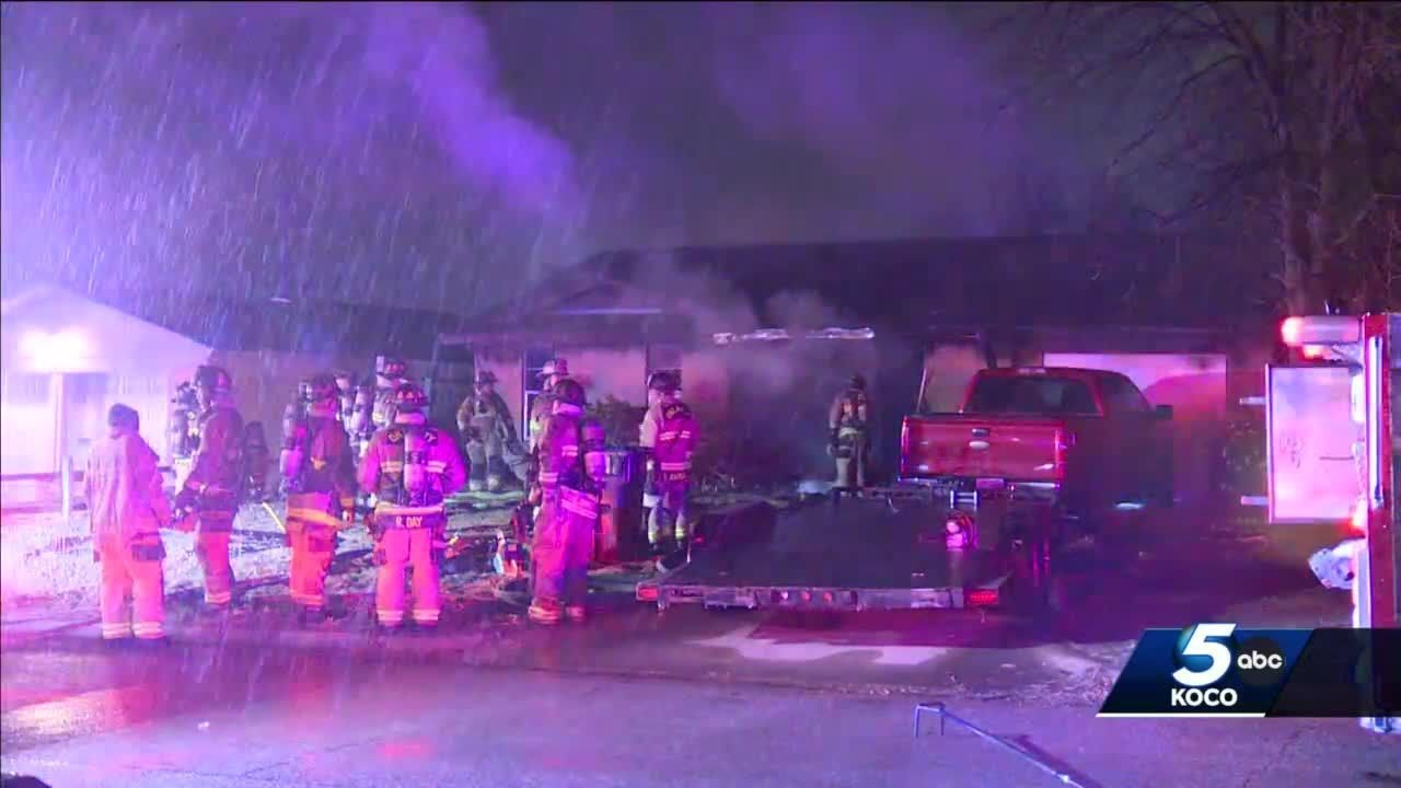 Several people escape after fire sparks at vacant Oklahoma City home ...