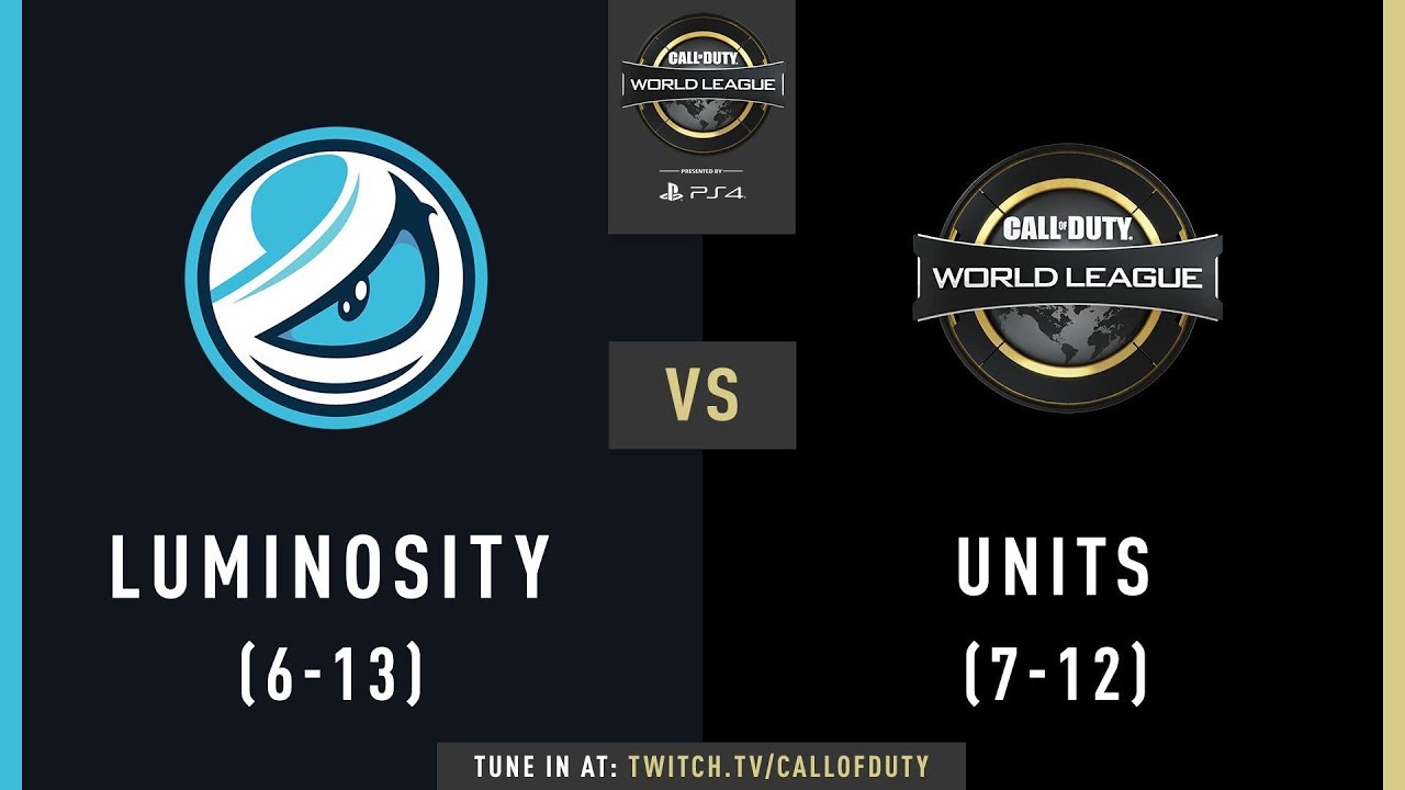 Luminosity vs UNITS CWL Pro League 2019 CrossDivision Week 11